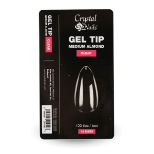 Crystal Nails - GEL TIP BOX - KÖZEPES MANDULA - 120DB