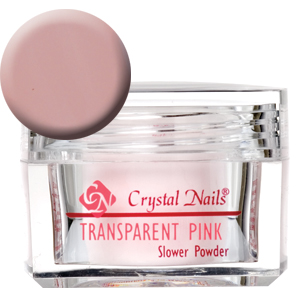 Crystal Nails - Slower - Transparent Pink  - Porcelánpor - 28gr