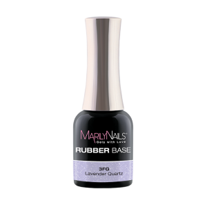 MarilyNails - RUBBER BASE - 3FG - Lavender Quartz - 7ml