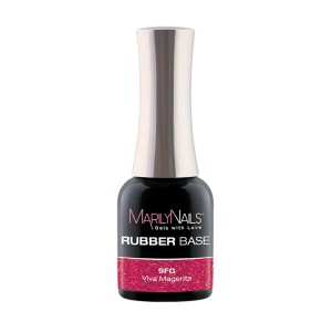 MarilyNails - RUBBER BASE - 10R - Reflective Pink - 7ml