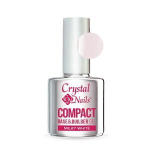 Crystal Nails - COMPACT BASE GEL MILKY WHITE - 13ML 