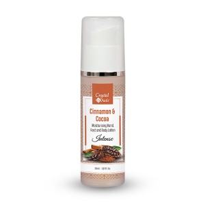 Crystal Nails - MOISTURISING HAND, FOOT AND BODY LOTION - CINNAMON & COCOA - INTENSE - 30ML