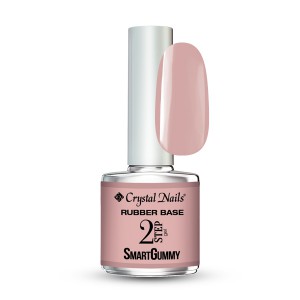 Crystal Nails - 2S - SMARTGUMMY RUBBER BASE GEL - NR14 - MILKY ROSE - 8ML 