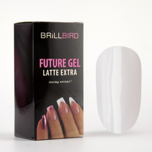 Brillbird - Future Gel - Latte Extra /Polygel Akril Zselé/ - 30gr