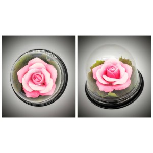 Szappan - Rózsaszín rózsa - Dove illatban - búrában