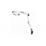 BN - Asztali LED lámpa - asztallapra erősíthető - távkapcsolóval - 10W - Ezüst 