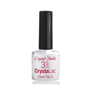 Crystal Nails - 3 STEP CrystaLac - Clear/Top 0 - 4ml