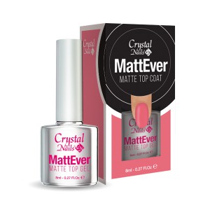 Crystal Nails - MATTEVER MATT TOP GEL - 8ML