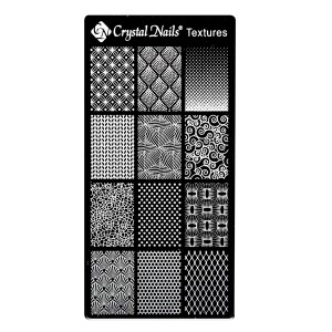 Crystal Nails - KÖRÖMNYOMDA SABLON - Textures
