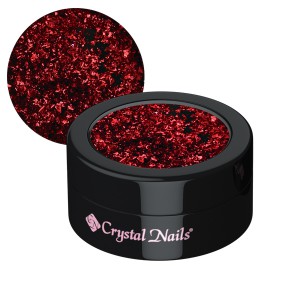 CRYSTAL NAILS - PLATINUM FOIL - Passion red - 3