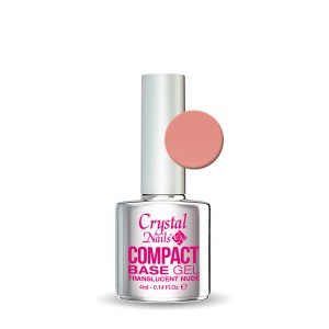 Crystal Nails - COMPACT BASE GEL TRANSLUCENT NUDE - 4ML 