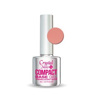 Crystal Nails - COMPACT BASE GEL TRANSLUCENT NUDE - 8ML 