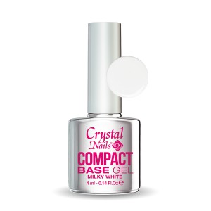 Crystal Nails - COMPACT BASE GEL MILKY WHITE - 4ML 