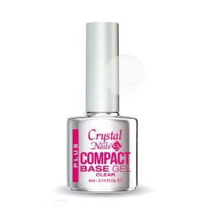 Crystal Nails - COMPACT BASE GEL PLUS CLEAR - 4ML 
