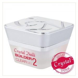 Crystal Nails - Crystal Builder Clear II. - Átlátszó időtakarékos építő zselé - 5ml