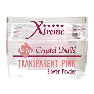 Crystal Nails - Xtreme Transparent Pink - Slower - Porcelánpor - 17gr