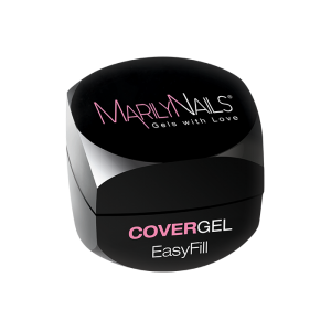Marilynails - EASYFILL - COVERGEL  Kissé áttetszőbb körömágyhosszabbító építő zselé - 3ml