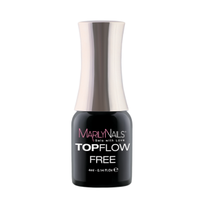 MarilyNails - TOPFLOW FREE - Fixálásmentes fedőfény gél lakkokhoz - 4ml