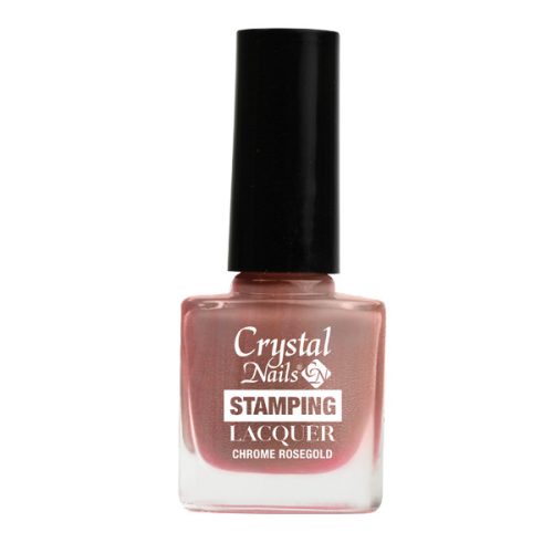 Crystal Nails - STAMPING LACQUER - NYOMDALAKK - CHROME ROSEGOLD - 4ML