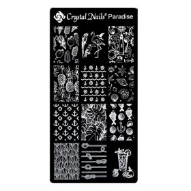 Crystal Nails - KÖRÖMNYOMDA SABLON - Paradise