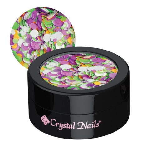 CRYSTAL NAILS - NAILFETTI - DÍSZÍTŐ FLITTER - 2@