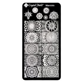 Crystal Nails - KÖRÖMNYOMDA SABLON - MANDALA