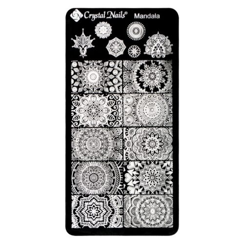 Crystal Nails - KÖRÖMNYOMDA SABLON - MANDALA