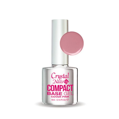 Crystal Nails - COMPACT BASE GEL COVER ROSE - 4ML 