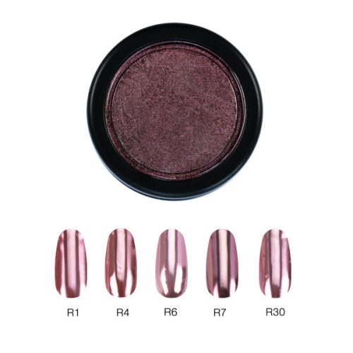 CRYSTAL NAILS - CHROMIRROR KRÓM PIGMENTPOR – PINK