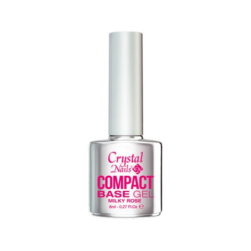 Crystal Nails - COMPACT BASE GEL MILKY ROSE - 8ML 