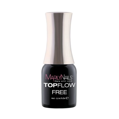 MarilyNails - TOPFLOW FREE - Fixálásmentes fedőfény gél lakkokhoz - 4ml