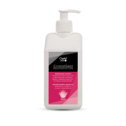 Crystal Nails - CRYSTALSEPT KÉZFERTŐTLENÍTŐ ZSELÉ - PUMPÁS ALOE VERA - 500ml