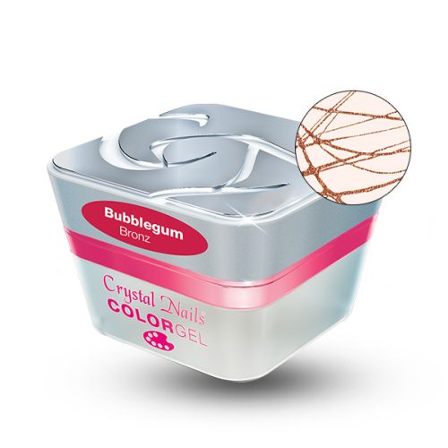 Crystal Nails – BUBBLEGUM COLOR GEL - ROSEGOLD - 3ML