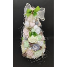 Szappan - Szappanvirágokkal díszített karácsonyfa