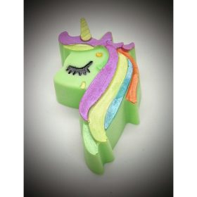   Szappan - Teafaolajos szappan - fertőtlenítő hatású - zöld unikornis