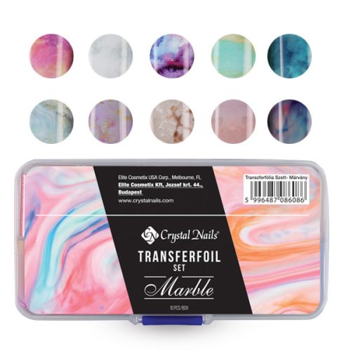 Crystal Nails - TRANSZFERFÓLIA SZETT - MÁRVÁNY 