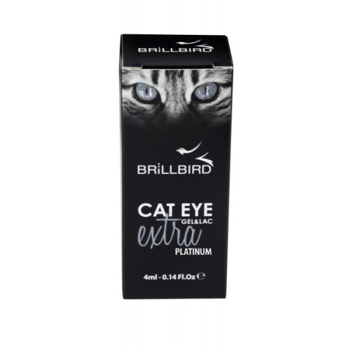 Brillbird - Cat Eye - EXTRA PLATINUM GÉL LAKK - 4ml