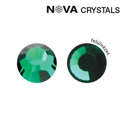 CRYSTAL NAILS - NOVA Crystal Strasszkő - EMERALD SS3 (1,4 MM) - 100db