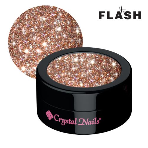 CRYSTAL NAILS - FLASH GLITTERS 2 - ROSEGOLD @