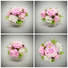   Szappanvirág  csokor - rózsaszín szappanvirág csokor - 13