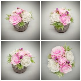   Szappanvirág  csokor - rózsaszín szappanvirág csokor - 12