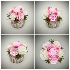 Szappanvirág  csokor - rózsaszín szappanvirág csokor - 8