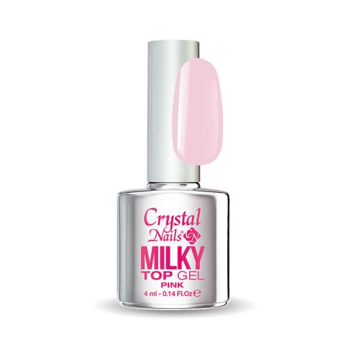 Crystal Nails - MILKY TOP GEL - PINK - 4ML