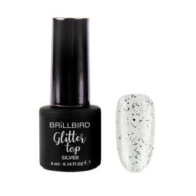 BRILLBIRD - GLITTER TOP - SILVER - 4ML - THF BRILLBIRD - GLITTER TOP - SILVER - 4ML - THF