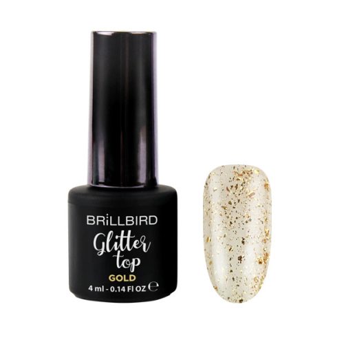 BRILLBIRD - GLITTER TOP - GOLD - 4ML