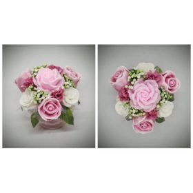   Szappanvirág csokor - kis rózsaszín-szappanvirág csokor - rózsaszín kis kaspóban - 3.