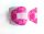 BN - Pink virágos sablon - 500db