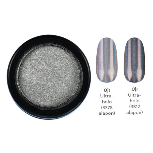 CRYSTAL NAILS - CHROMIRROR KRÓM PIGMENTPOR - ULTRAHOLO