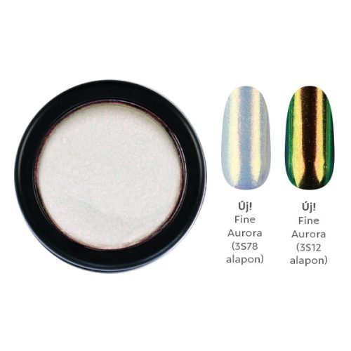 CRYSTAL NAILS - CHROMIRROR KRÓM PIGMENTPOR - FINE AURORA 