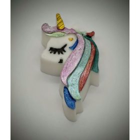   Szappan - Unikornis szappan - Dove illattal - fehér unikornis